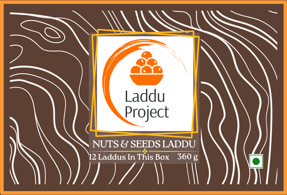 Nuts & Seeds Laddu - Nuts & seeds laddu with A2 cow ghee, nuts and jaggery — Laddu Project
